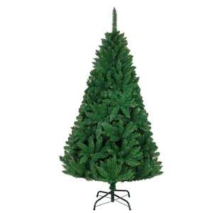 SHATCHI Sapin de Noël Artificiel de Luxe en pin impérial touffu avec Branches articulées et Support en métal pour décoration de Noël, PVC, Vert, 120 cm pas cher