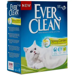 Comparateur de prix : 10l Ever Clean® Spring Garden litière agglomérante pour chats