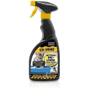 Comparateur de prix : 500ml Spray Nettoyant CSI Urine pour litière chat et rongeur - pour chat