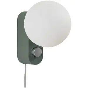 Tala lampe à poser Alumina, Globe, dim-to-warm, vert sauge pas cher
