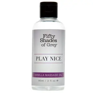 Fifty Shades of Grey Jouez à l'huile de massage à la vanille 90 ml 90 ml E31564 pas cher