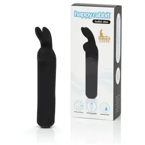 Stimulateur bullet rabbit rechargeable noir pas cher
