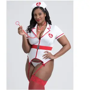 Lovehoney Lingerie Costume Infirmière Coquine Fantasy 3 Pièces GT