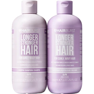Hairburst Longer Stronger Hair Curly, Wavy Hair Set coffret cadeau pou...