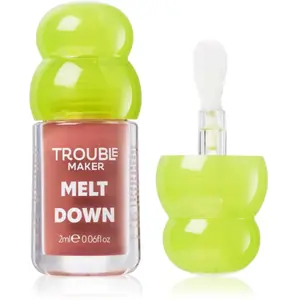Trouble Maker Melt Down Lip Oil huile à lèvres teinte Slip n Slide Nud... pas cher