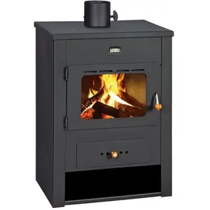 Comparateur de prix : Poêle à bois Prity K13   121 kW Noir Graphite Classe A Design Robuste