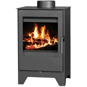 Comparateur de prix : Poêle à bois V05 Parma L   5 kW   Classe énergétique A   Design compac...
