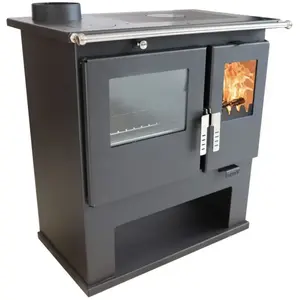 Comparateur de prix : Poêle à Bois Verso CS - 77 kW  Plaque Supérieure en Métal Four en Acie...