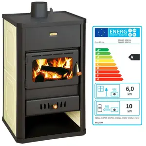 Comparateur de prix : Poêle PRITY S1 W10 13,3 kW - Chauffage central - Échangeur d’eau
