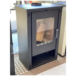 Poêle à bois Verso Theia - 7,5 kW Design moderne et chauffage efficaceVendu parkaufland