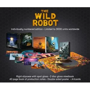 Import Wild Robot Ultimate Collector’s Edition 4K Ultra HD SteelBook pas cher