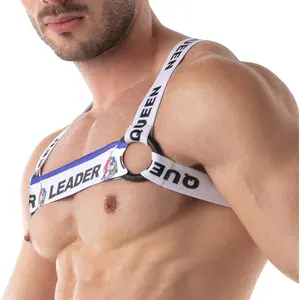 LEADER Harnais élastique ID QUEEN Blanc XXL pas cher