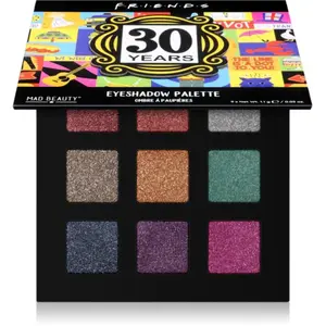 Mad Beauty Friends 30 Years palette de fards à paupières 9x1.1 g pas cher