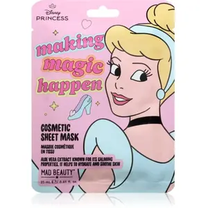 Mad Beauty Disney Princess Cinderella masque hydratant en tissu 25 ml pas cher