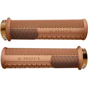 Peaty´s Poignées Monarch Knurl Thick 130 mm pas cher