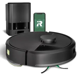 Comparateur de prix : iRobot® Aspirateur robot et laveur iRobot Roomba 105 Combo 7000 Pa Noir