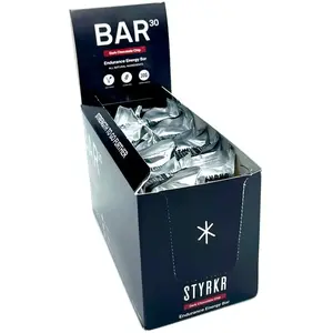 Comparateur de prix : Styrkr Boîte De Barres énergétiques Bar30 Chocolat Noir 42g 12 Unités ...