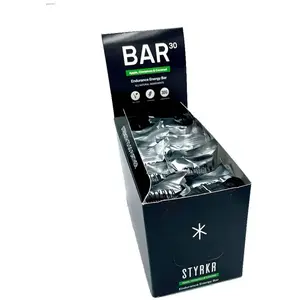 Comparateur de prix : Styrkr Boîte De Barres énergétiques Bar30 Pomme&cannelle&caramel 42g 1...