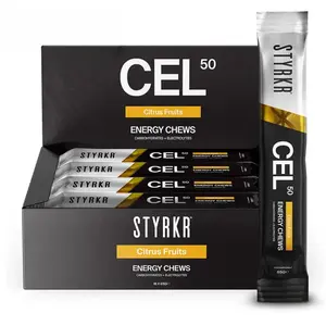 Styrkr Boîte De Gommes énergétiques Cel50 Agrumes 18 Unités One Size pas cher