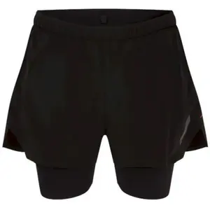 Soar Running - Dual Run Shorts - Short running homme Black / Black SS2... pas cher
