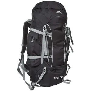 Comparateur de prix : Trespass Trek Sac à Dos Mixte Adulte, Gris Cendre, 66 litres