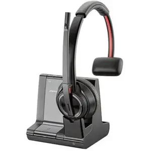 Plantronics bluetooth dect headset savi mono skype for business zertifiziert noir pas cher