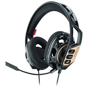POLY Micro-casque Gaming Plantronics RIG 300 Noir et Or pas cher