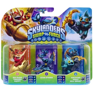 Activision Skylanders Swap Force Triple Pack Star Strike + Anchors Away Gill Grunt + Big Bang Trigger Happy