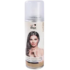 Spray laque cheveux à paillettes - 125 ml - argent RDLF-72520