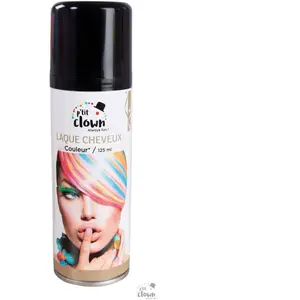 Laque color - LAQUE COLOR NOIRE - 125 ml - pour cheveux normaux - éliminable au shampoing