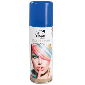 Aérosol laque cheveux 125 ml bleu