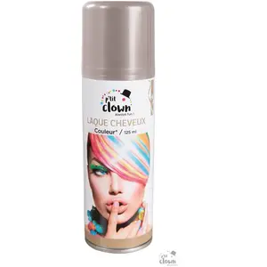 RueDeLaFete Spray laque cheveux - 125 ml - argent