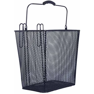 Comparateur de prix : Panier de vélo arrière OXC - 24 litres - Noir - Crochets