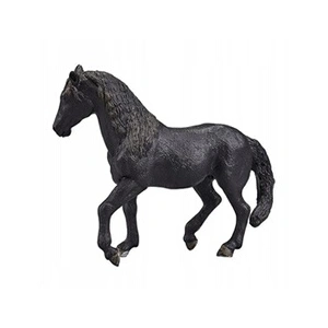 Mojo Fun Figurine d'armasar andalou noir, Animal Planet, 14 cm x 4,5 cm x 10,5 cm pas cher