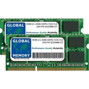 16Go (2 x 8Go) DDR3 1333MHz PC3-10600 204-PIN SODIMM MÉMOIRE KIT POUR ...Vendu paramazon