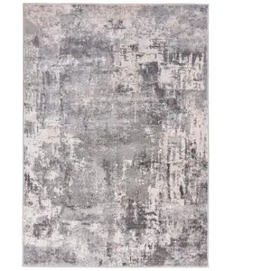 Flair Rugs Tapis design rayé pour salon Wonderlust 230x160 CM - Gris pas cher