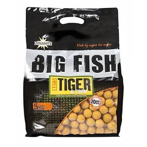 Bouillettes denses Dynamite Baits sweet tiger & corn boilies 5 kg Jaune 15 mm ADY041535Vendu parwaveinn