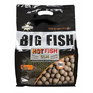 Dynamite Baits Bouillettes Pêche Hot Poisson & Glm 5 KG Aucun Unique pas cher
