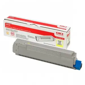 MM OKI cartouche de toner d'origine jaune 6000 pages pour C8600/C8800 pas cher