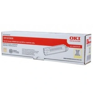 MM OKI cartouche de toner d'origine jaune 8000 pages pour C810/C830 pas cher