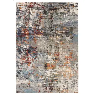 Novatrend Tapis tissé plat moderne Multicolore 120x170 cm pas cher