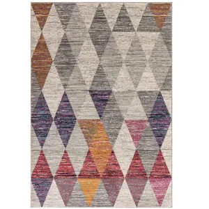 Novatrend Tapis tissé plat moderne  Rose 160x230 cm pas cher