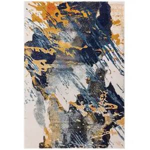 Novatrend Tapis tissé plat moderne Multicolore 160x230 cm pas cher