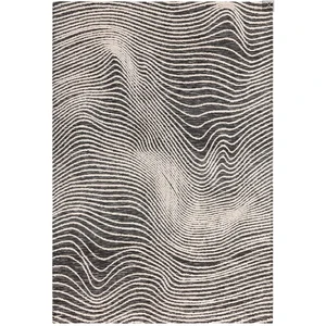 Novatrend Tapis de salon design noir 120x170 cm