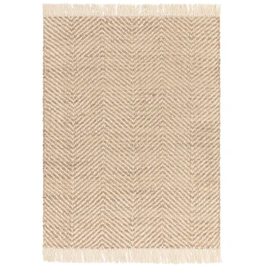 Novatrend Tapis de salon en jute beige 120x170 cm pas cher