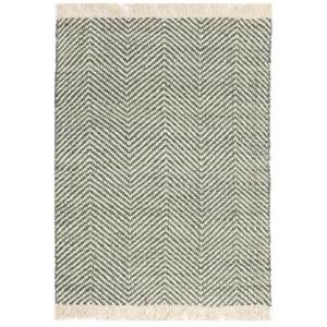 Novatrend Tapis de salon en jute vert 200x290 cm pas cher