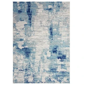 Novatrend Tapis de salon moderne bleu 120x170 cm pas cher