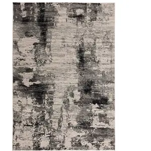 Novatrend Tapis de salon moderne gris 160x230 cm pas cher