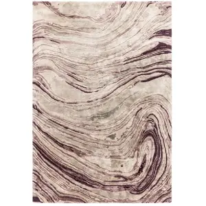Novatrend Tapis de salon en Viskoseviolet 200x300 cm pas cher