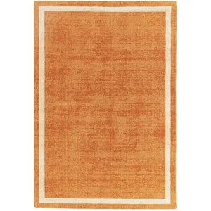 Novatrend Tapis de salon moderne en laine orange 160x230 cm pas cher